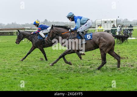 Courses de Wincanton, Sixième course, 8 janvier 2022 Banque D'Images