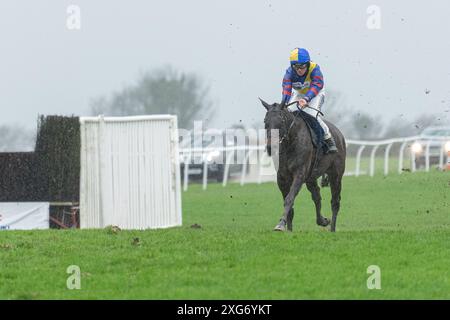 Courses de Wincanton, Sixième course, 8 janvier 2022 Banque D'Images