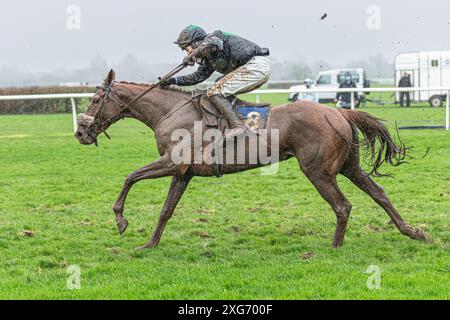 Courses de Wincanton, Sixième course, 8 janvier 2022 Banque D'Images