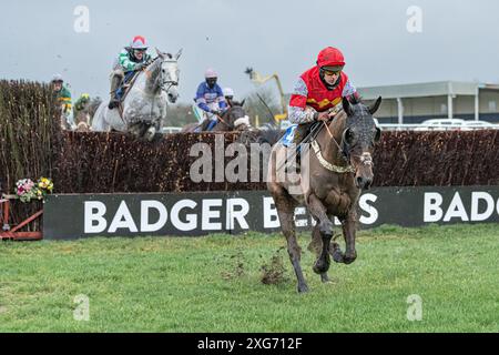 Septième course à Wincanton, le 8 janvier 2022 Banque D'Images