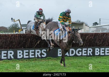 Septième course à Wincanton, le 8 janvier 2022 Banque D'Images