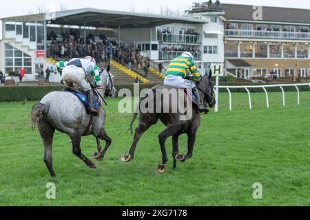 Septième course à Wincanton, le 8 janvier 2022 Banque D'Images