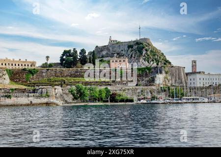 Die Alte Festung in der Altstadt von Korfu Banque D'Images