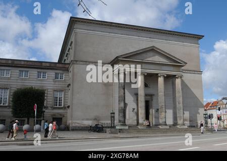 Copenhague/ Danemark/07 juillet 2024/Christiansborg Slotes kirke rattachée à christiansborg castlæe parlement danois christiansborg église du château de Copenhague. Photo. Francis Joseph Dean/Dean images non destinées à un usage commercial Banque D'Images