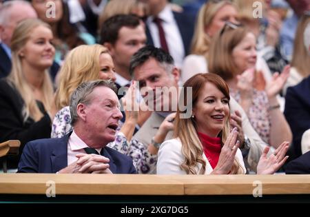 Frank Gardner dans la loge royale le septième jour des Championnats de Wimbledon 2024 au All England Lawn Tennis and Croquet Club, Londres. Date de la photo : dimanche 7 juillet 2024. Banque D'Images