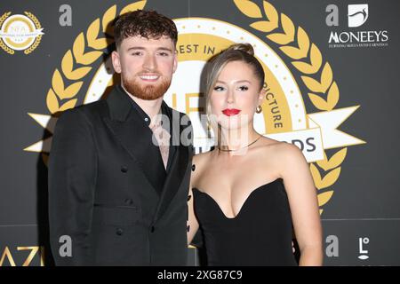 Matty Lee assiste aux National film Awards au Porchester Hall de Londres. Banque D'Images