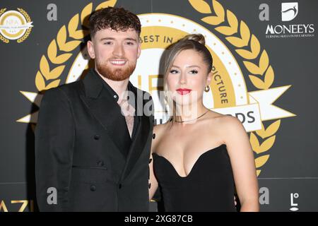 Matty Lee assiste aux National film Awards au Porchester Hall de Londres. Banque D'Images