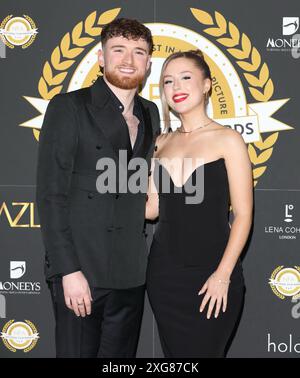 Matty Lee assiste aux National film Awards au Porchester Hall de Londres. Banque D'Images