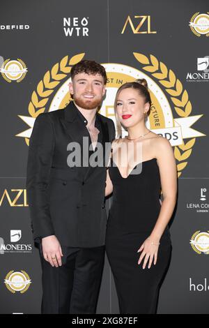 Matty Lee assiste aux National film Awards au Porchester Hall de Londres. Banque D'Images