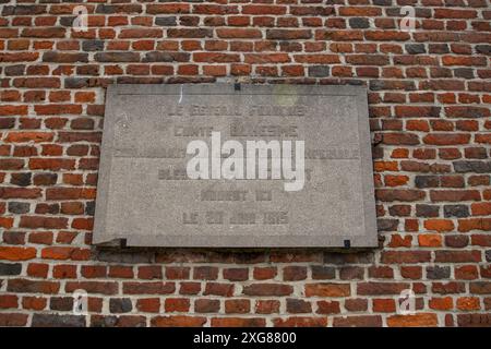 L’ancienne auberge Roy d’Espagne, aujourd’hui résidence privée à Genappe, Belgique Banque D'Images