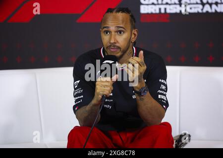 Lors du Grand Prix de Grande-Bretagne de formule 1 Qatar Airways 2024, 12ème manche du Championnat du monde de formule 1 2024 du 5 au 7 juillet 2024 sur le circuit de Silverstone, à Silverstone, au Royaume-Uni Banque D'Images