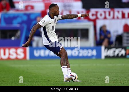 L'Anglais Ivan Toney en action lors du match de quart de finale de l'UEFA Euro 2024 entre l'Angleterre et la Suisse à l'Arena Dusseldorf le 6 juillet 2024 à Dusseldorf, Allemagne. Banque D'Images