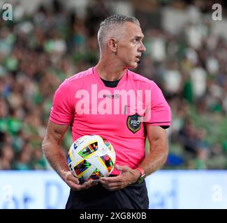 Austin, Texas, États-Unis. 6 juillet 2024. Arbitre TIMOTHY FORD lors d'un match de football de la Major League le 6 juillet 2024 à Austin. Austin FC a gagné, 2-1. (Crédit image : © Scott Coleman/ZUMA Press Wire) USAGE ÉDITORIAL SEULEMENT! Non destiné à UN USAGE commercial ! Banque D'Images