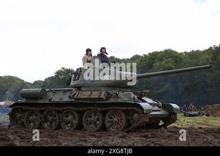 Char soviétique T34/85 de la seconde Guerre mondiale Banque D'Images