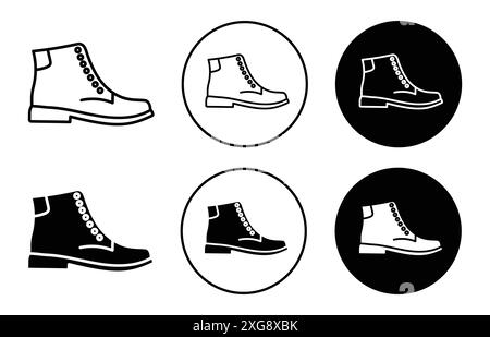 collection de logos vectoriels d'icônes de bottes brisk pour l'interface utilisateur de l'application web Illustration de Vecteur