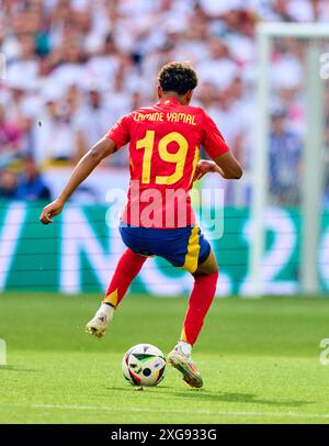 Lamine Yamal, 19 ESP dans le match quart de finale ALLEMAGNE, Espagne. , . Le 5 juillet 2024 à Stuttgart, Allemagne. Photographe : ddp images/STAR-images crédit : ddp Media GmbH/Alamy Live News Banque D'Images