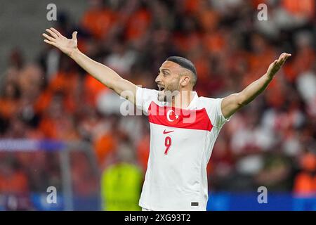 Berlin, Allemagne. 06 juillet 2024. Cenk Tosun de Turkiye vu lors du match de l'UEFA EURO 2024 entre les pays-Bas et Turkiye à Olimpiastadion. Score final : temps plein, pays-Bas 2:1 Turkiye (photo de Grzegorz Wajda/SOPA images/Sipa USA) crédit : Sipa USA/Alamy Live News Banque D'Images