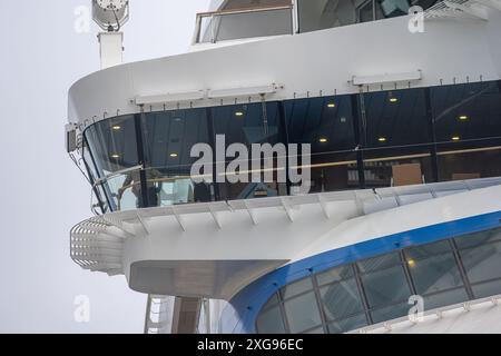 Gothenburg, Suède - octobre 29 2022 : extérieur d'un pont de bateau de croisière Banque D'Images