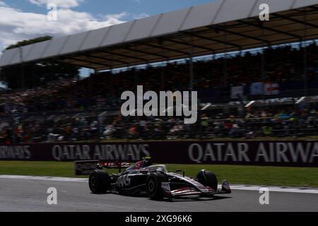 Silverstone, Royaume-Uni. 07 juillet 2024. Lors de la course le jour 4, dimanche 7 juillet 2024 du Grand prix de grande-bretagne 2024 qatar Airways de formule 1, prévu pour se dérouler sur le circuit de silverstone du 5 au 7 juillet 2024 crédit : Alessio de Marco/Alamy Live News Banque D'Images