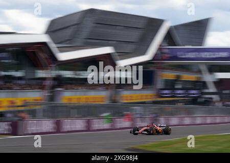 Silverstone, Royaume-Uni. 07 juillet 2024. Charles Leclerc de l'écurie Scuderia Ferrari F1 Team pendant le jour de la course. Ahmad Al Shehab/Alamy Live News. Banque D'Images