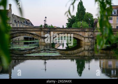 La ville de Stamford, Linconshire, Angleterre Banque D'Images