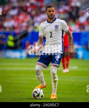 Dusseldorf, Allemagne. 06 juillet 2024. Kyle Walker (ENG) Angleterre - Suisse Angleterre - Schweiz 06.07.2024 Copyright (nur für journalistische Zwecke) by : Banque D'Images