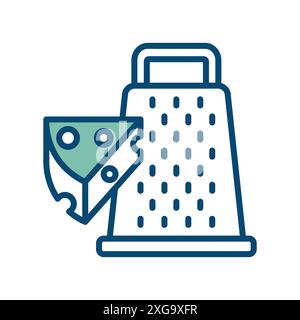 modèle de conception de vecteur d'icône de râpe en fond blanc Illustration de Vecteur