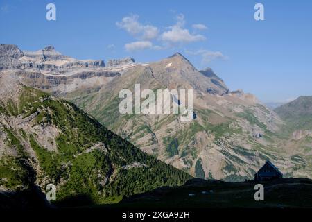 Refuge des Espuguettes, Parc National des Pyrénées, Hautes-Pyrénées, France Banque D'Images