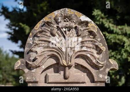 Tombeau de la famille Tejedor, cimetière de Felanitx, Majorque, Îles Baléares, Espagne Banque D'Images