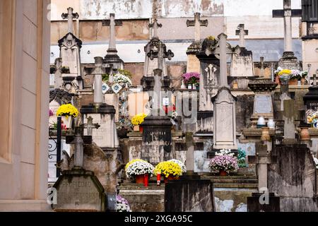 Cimetière municipal de Genova, Majorque, Iles Baléares, Espagne Banque D'Images