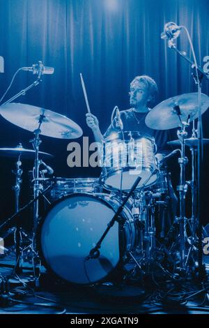 Copenhague, Danemark. 07 juillet 2024. Le batteur et compositeur britannique Tom Skinner donne un concert à l'hôtel Cecil pendant le Copenhagen Jazz Festival 2024 à Copenhague. Crédit : Gonzales photo/Alamy Live News Banque D'Images