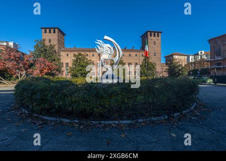 VERCELLI, ITALIE, 25 NOVEMBRE 2023 - Palais de Justice de Vercelli, Piémont, Italie Banque D'Images