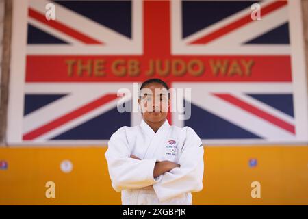 Lele Nairne à la British Judo Association au campus Walsall de l'Université de Wolverhampton. Date de la photo : lundi 8 juillet 2024. Banque D'Images