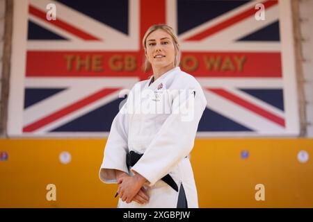 Emma Reid à la British Judo Association au campus Walsall de l'Université de Wolverhampton. Date de la photo : lundi 8 juillet 2024. Banque D'Images