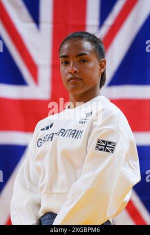 Lele Nairne à la British Judo Association au campus Walsall de l'Université de Wolverhampton. Date de la photo : lundi 8 juillet 2024. Banque D'Images