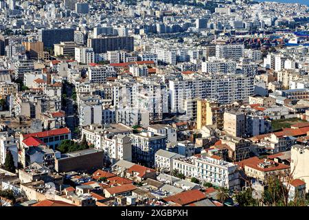 La ville d'Alger en Algérie Banque D'Images