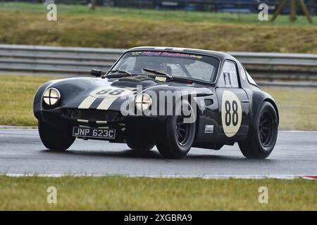 John Davison, TVR Griffiths, un événement regroupant deux catégories distinctes, DRHC Dunlop Allstars pour les voitures sport, GT et Touring antérieures à 1966. Le Allstars R Banque D'Images