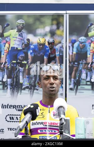 %Items le premier jour de repos du Tour de France 2024, à Orléans, sur %datetext. La 111ème édition du Tour de France débute le samedi 29 juin et se termine à Nice le 21 juillet. BELGA PHOTO %photographe Banque D'Images