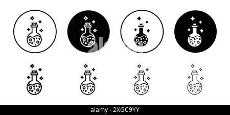 Collection de logo vectoriel Magic Potion Icon pour l'interface utilisateur de l'application Web Illustration de Vecteur