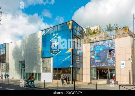 France, Paris, siège de la Fédération française de Football Banque D'Images