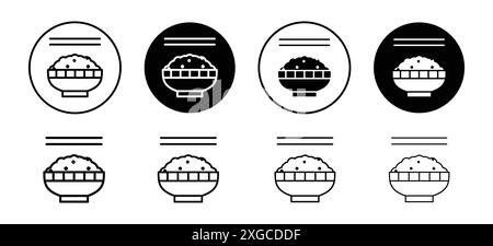 Collection de logos vectoriels Spike Icon pour l'interface utilisateur de l'application Web Illustration de Vecteur