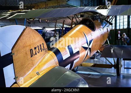 Royaume-Uni, Middlesex, Hendon, le Royal Air Force Museum, la salle de la première Guerre mondiale Banque D'Images