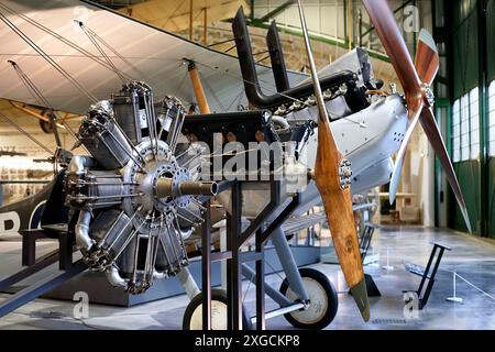 Royaume-Uni, Middlesex, Hendon, le Royal Air Force Museum, la salle de la première Guerre mondiale Banque D'Images