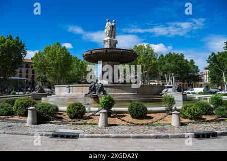 Vieux centre ville d'Aix en Province, Bouches du Rhône, Provence-Alpes Maritimes-Cote d'Azur, France, Europe Banque D'Images