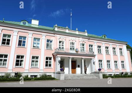 Résidence officielle du Président de l'Estonie au parc Kadriorg, Tallinn, Estonie Banque D'Images