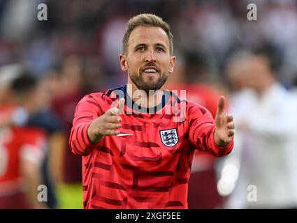 Duesseldorf, Allemagne. 06 juillet 2024. Football : Championnat d'Europe, Angleterre - Suisse, finale, quart de finale, Düsseldorf Arena. Harry Kane de l'Angleterre réagit après le match. Crédit : Arne Dedert/dpa/Alamy Live News Banque D'Images