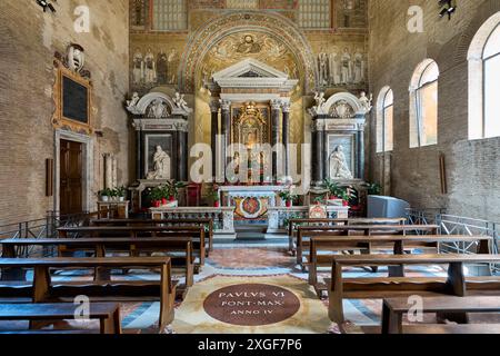 Cappella di san Venanzio annexe du Baptistère du Latran (Battistero Lateranense), église paléochriste à Rome, Italie Banque D'Images