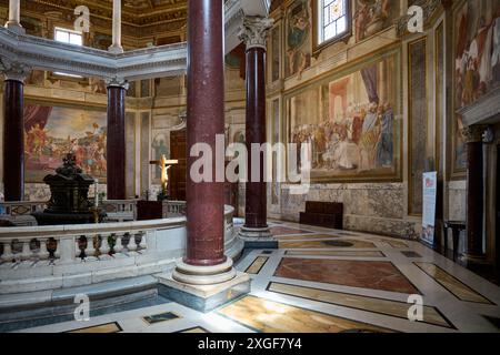 Baptistère du Latran (Battistero Lateranense), église paléochriste à Rome, Italie Banque D'Images