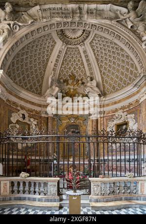 Cappella di Santa Rufina e Seconda annexe du Baptistère du Latran (Battistero Lateranense), église paléochriste à Rome, Italie Banque D'Images