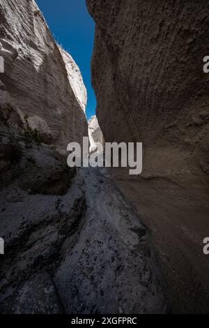 Zone minière de pierre ponce sur l'île de Lipari, Italie Banque D'Images